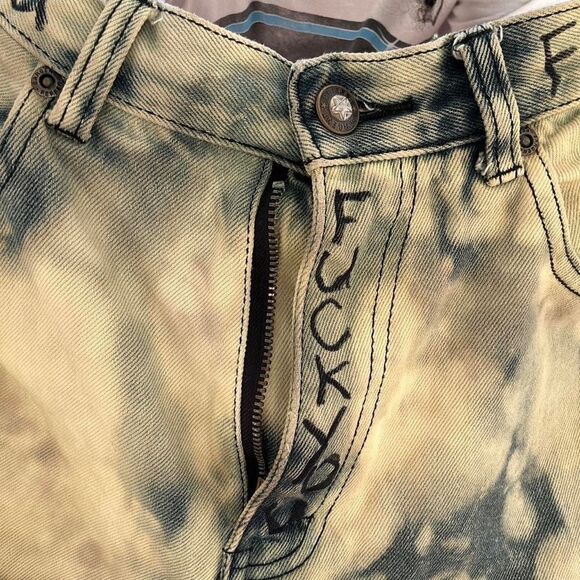 Vintage 90’s Sargent Pepper high waisted jeans /bleached jeans / 29 - Picture 5 of 12